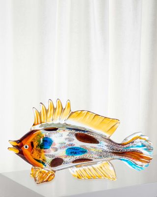Copa Bay Fish Art Glass Figurine