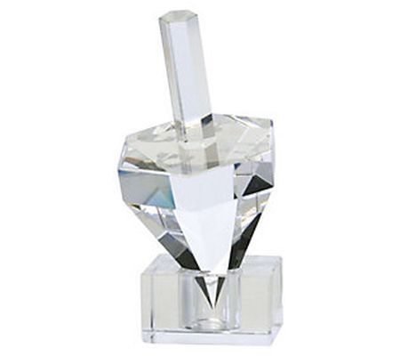 Copa Judaica Hexagon Crystal Dreidel
