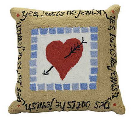 Copa Judaica "Yes, But Is He Jewish" Decorative Pillow