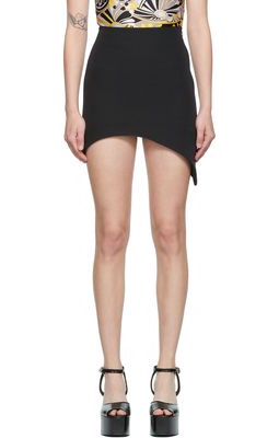 Coperni Black Polyester Mini Skirt