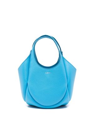 Coperni Bucket Swipe leather bag - Blue