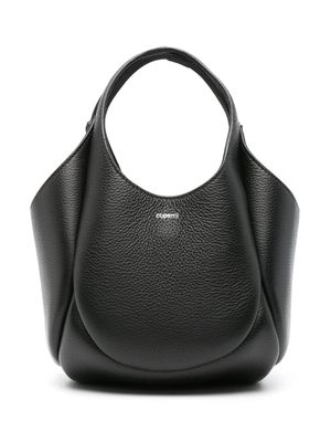 Coperni Bucket Swipe leather mini bag - Black