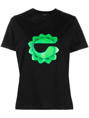 Coperni Chakra logo-print T-shirt - Black