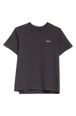 Coperni Cotton Cape Logo T-Shirt in Black