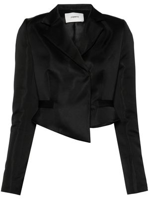 Coperni cropped double-breasted blazer - Black