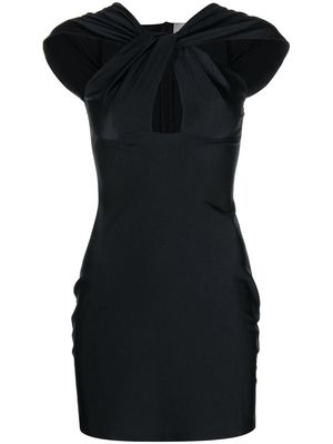 Coperni cut-out sleeveless minidress - Black