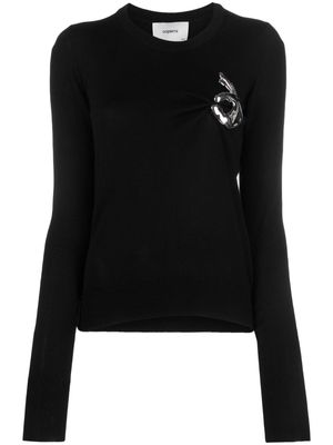 Coperni Emoji virgin wool jumper - Black