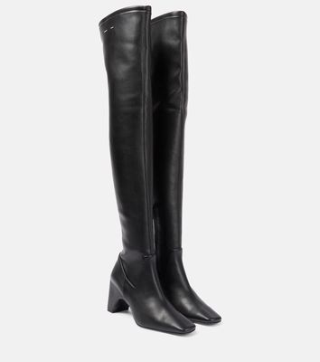 Coperni Faux leather over-the-knee boots