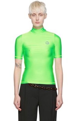 Coperni Green Nylon T-Shirt