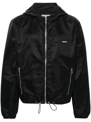 Coperni horn-detail shell jacket - Black