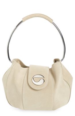 Coperni Large Suede Ring Pouch in Beige