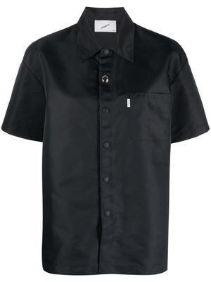 Coperni logo-detail short-sleeved shirt - Black