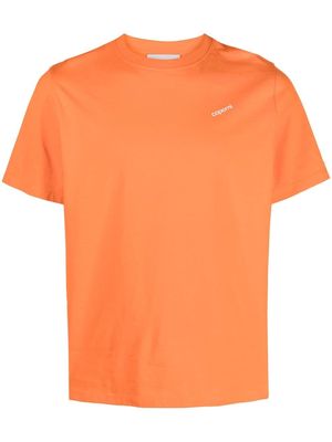 Coperni logo-print cotton T-shirt - Orange