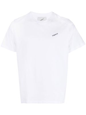 Coperni logo-print cotton T-shirt - White
