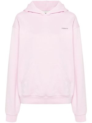 Coperni logo-print hoodie - Pink
