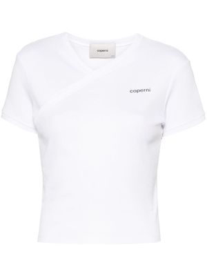 Coperni logo-print T-shirt - White