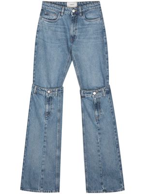 Coperni mid-rise wide-leg jeans - Blue