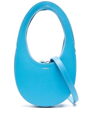 Coperni mini Swipe leather crossbody bag - Blue