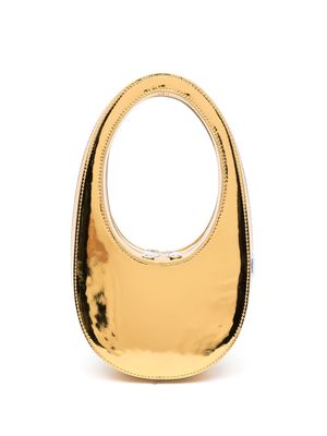 Coperni mini Swipe tote bag - Gold