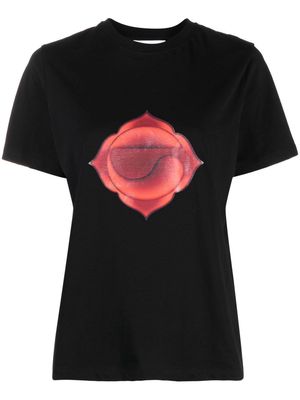 Coperni Muladhara chakra-print T-shirt - Black