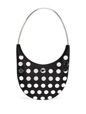 Coperni polka-dot stud shoulder-bag - Black