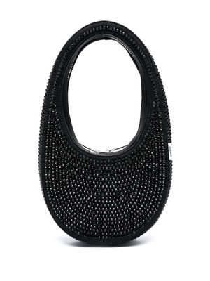 Coperni rhinestone-embellished mini Swipe bag - Black