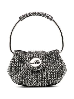 Coperni Ring Pouch tweed mini bag - Black