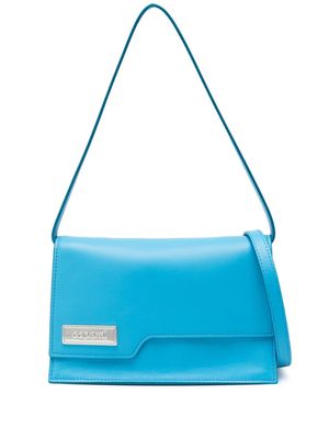 Coperni small Folder leather shoulder bag - Blue