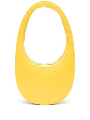 Coperni Swipe leather shoulder bag - Yellow