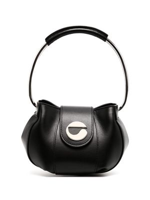 Coperni U.F.O leather shoulder bag - Black