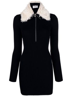 Coperni wool-blend minidress - Black