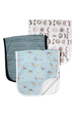 Copper Pearl Assorted 3-Pack Print Cotton Burp Cloths in Neil