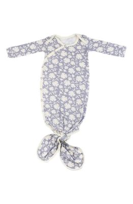 Copper Pearl Newborn Knotted Gown in Lacie