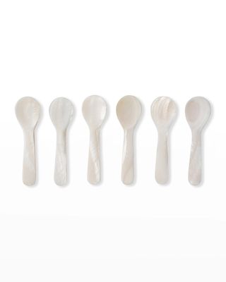 Cora Small Mother-of-Pearl Spoons, Set of 6