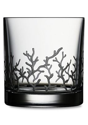 Coral Old Fashioned Glass