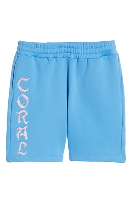 Coral Studios Gothic Sweat Shorts in Blue
