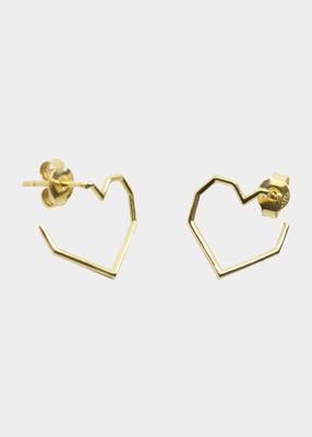 Corazon Puro Heart Earrings
