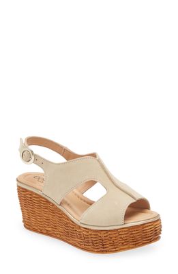 Cordani Drew Slingback Sandal in Visone Suede