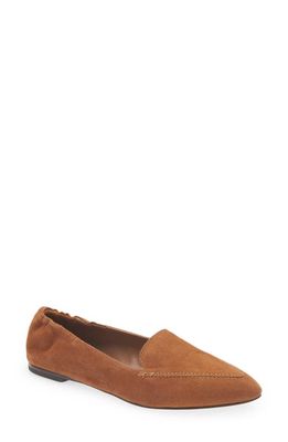 Cordani Valleria Pointed Toe Flat in Cuoio Suede