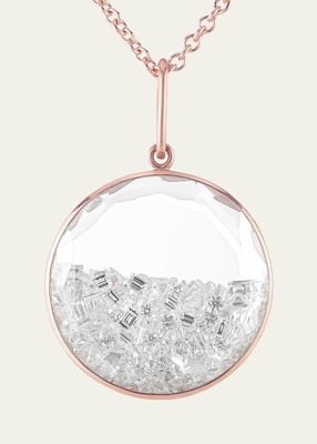 Core 20 18K Rose Gold Kaleidoscope Shaker Pendant Necklace