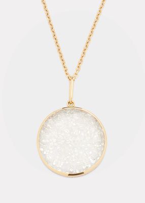 Core Kaleidoscope Shaker Pendant Necklace with Diamonds