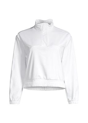 Core Long-Sleeve Crop Shirt
