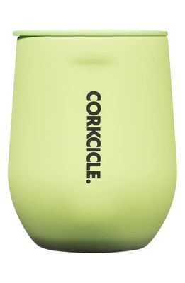Corkcicle 12-Ounce Insulated Stemless Wine Tumbler in Citron