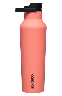 Corkcicle 20-Ounce Sport Canteen in Coral