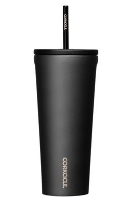 Corkcicle 24-Ounce Insulated Cup with Straw in Ceramic Slate