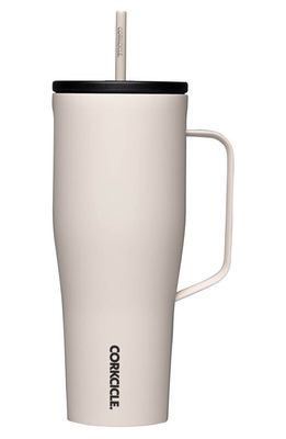 Corkcicle 30-Ounce Insulated Cup with Straw in Latte