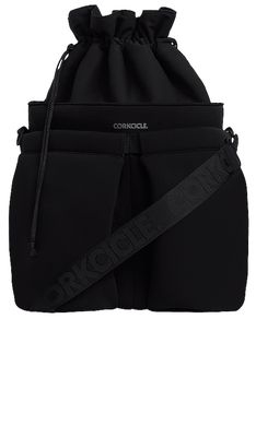 Corkcicle Beverage Bucket Cooler Bag in Black.