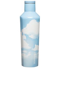 Corkcicle Canteen 16oz in Baby Blue.
