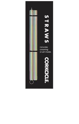 Corkcicle Cocktail Straws in Purple.