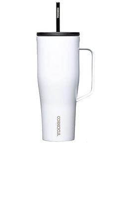 Corkcicle Cold Cup XL 30oz in White.